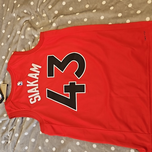NWT Authentic NBA Raptors Jersey Size Large #43 - Picture 2 of 2